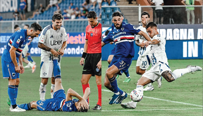 Como 1907 vs Sampdoria (tangkapan layar IG Como 1907)