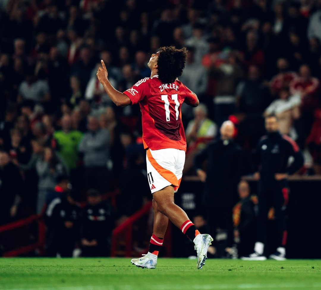 Jozhua Zirkzee menjadi penentu kemenangan pada laga perdana MU vs Fulham tadi dini hari setelah masuk dari bangku cadangan. (IG Manchester United)