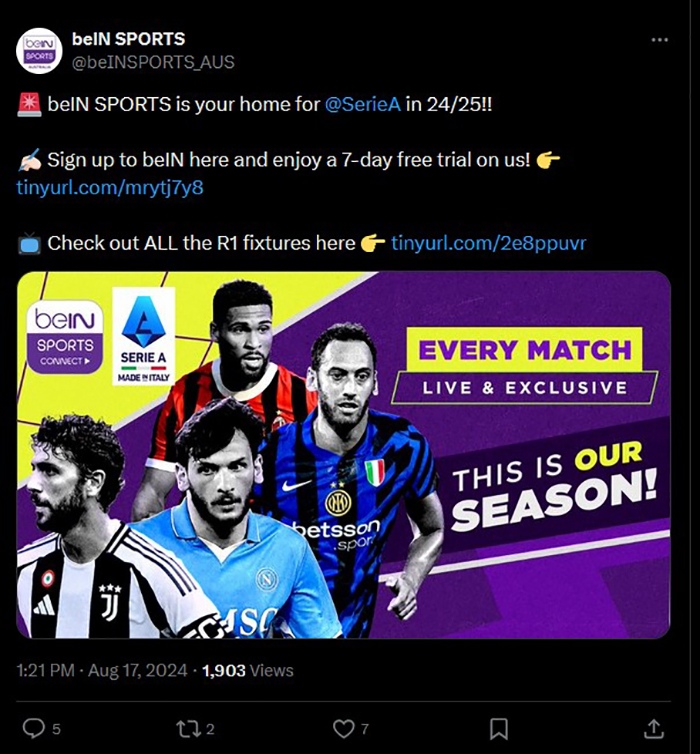@beINSPORTS_AUS