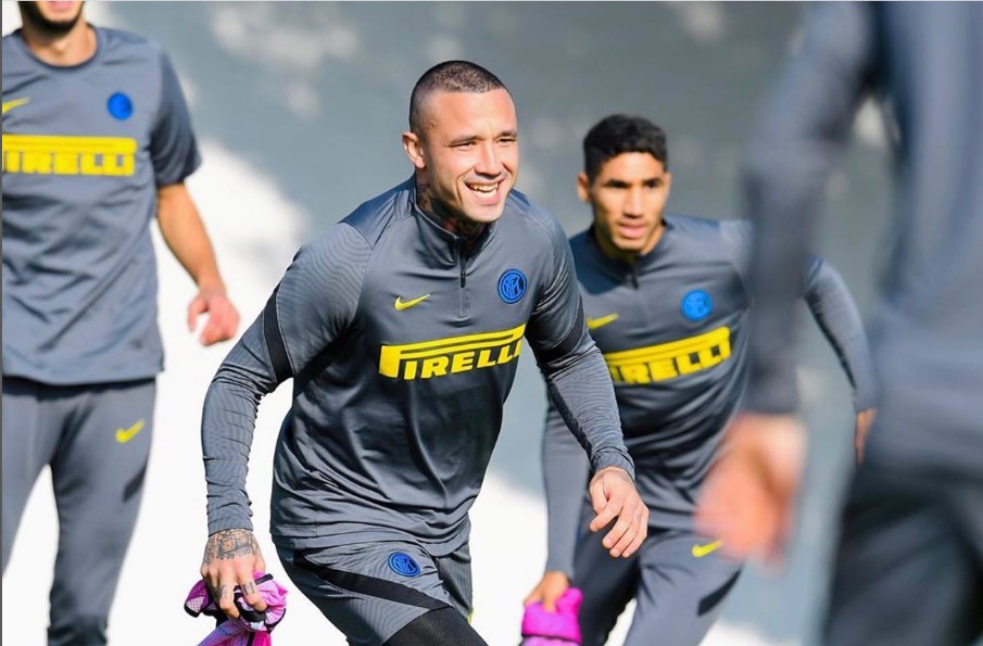 PEMAIN BINTANG: Radja Nainggolan saat masih memperkuat klub Serie A Liga Italia Intermilan.