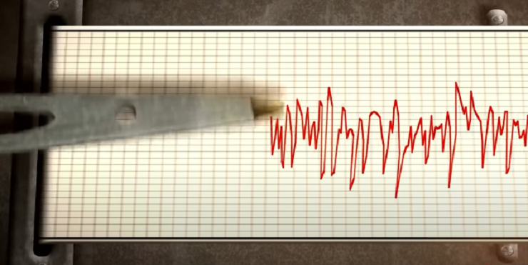 Ilustrasi Seismometer Gempa