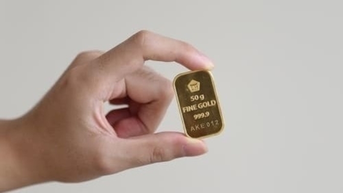 Ilustrasi emas Antam