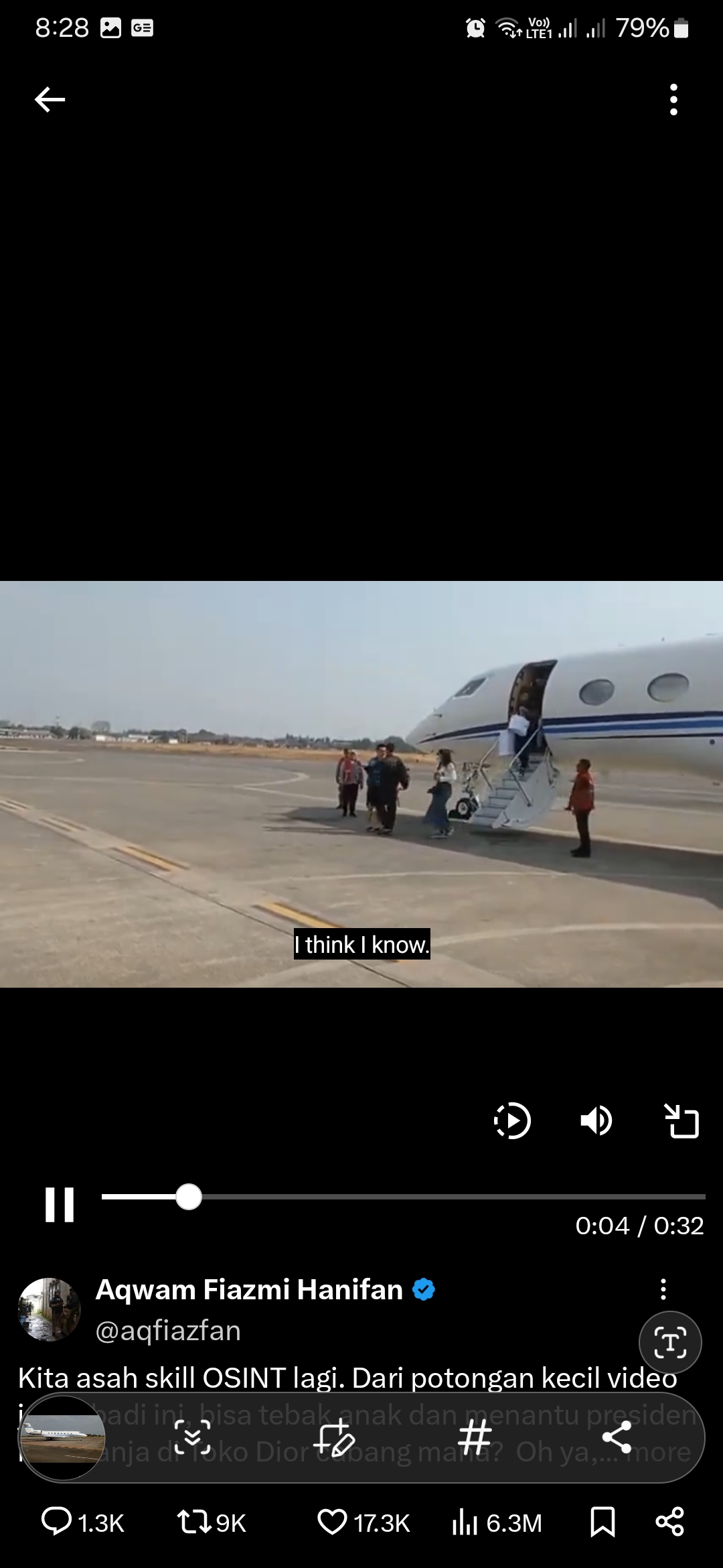 Tangkapan layar video yang beredar. Sumber: @aqfiazfan (Twitter/x)