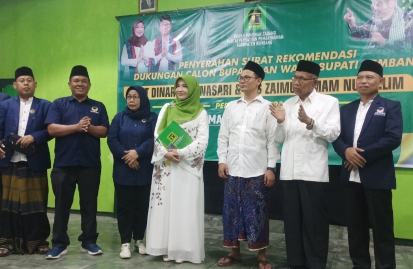 MAJU PILKADA: Pasangan Vivit-Gus Umam mendapat rekomendasi dari PPP untuk maju di Pilkada Rembang pada Kamis (29/8).