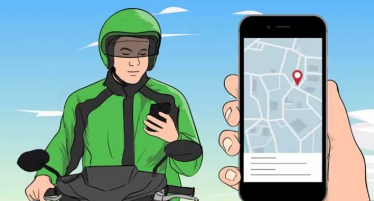 ilustrasi ojol (Radar Bromo)