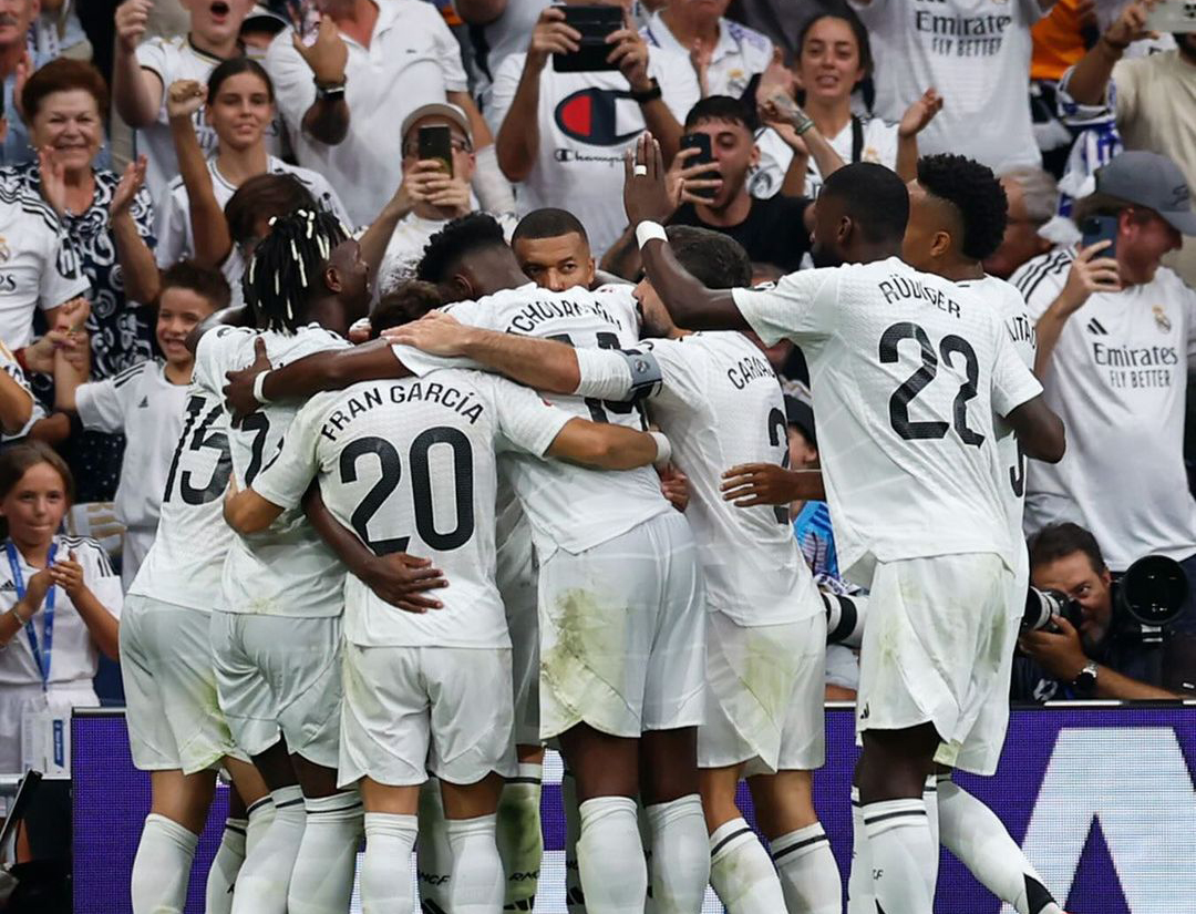 HARAPAN: Kylian Mbappe di harapkan akan mencetak gol perdananya di laga La Liga 2024/2025 antara Las Palmas vs Real Madrid. (FOTO: @realmadrid)