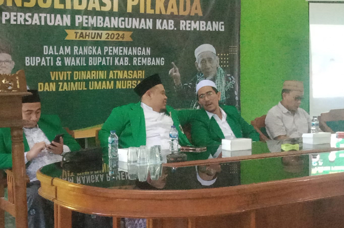 SIAPKAN PEMENANGAN: DPC PPP Rembang melaksanakan konsolidasi pemenangan Vivit-Umam.
