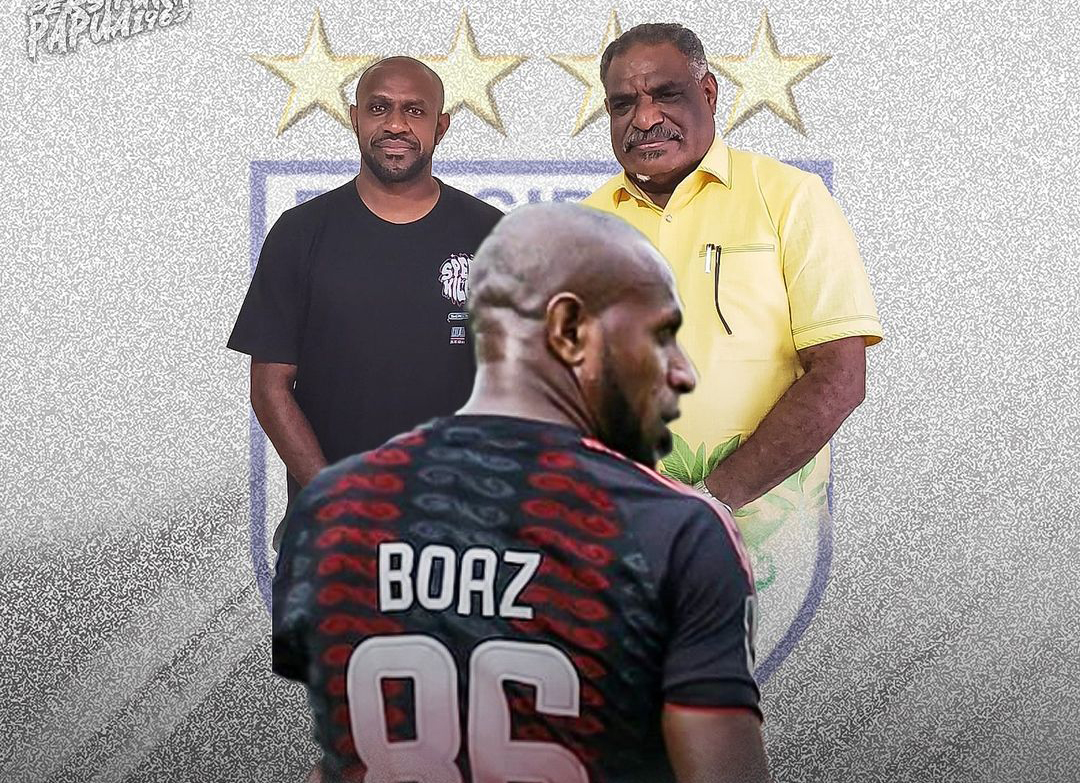 PULANG: Kembalinya Boaz Salossa ke Persipura di yakini akan menambah daya gedor tim Mutiara Hitam melawan RANS Nusantara. (IG @persipurapapua1968)