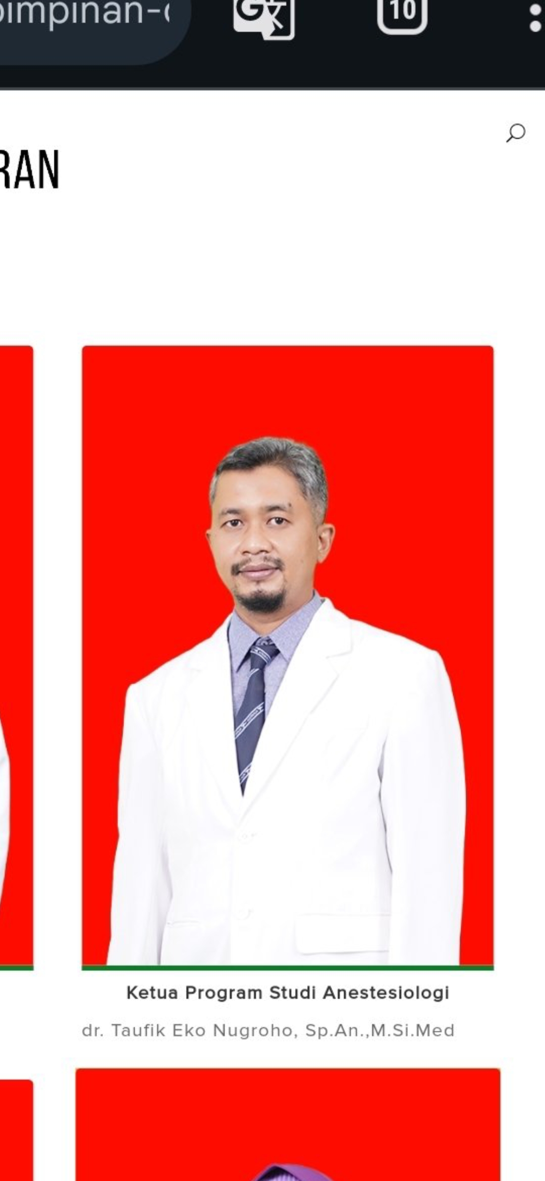 Kaprodi Anestesiologi yang menjadi sorotan netizen. Foto: Twitter/X