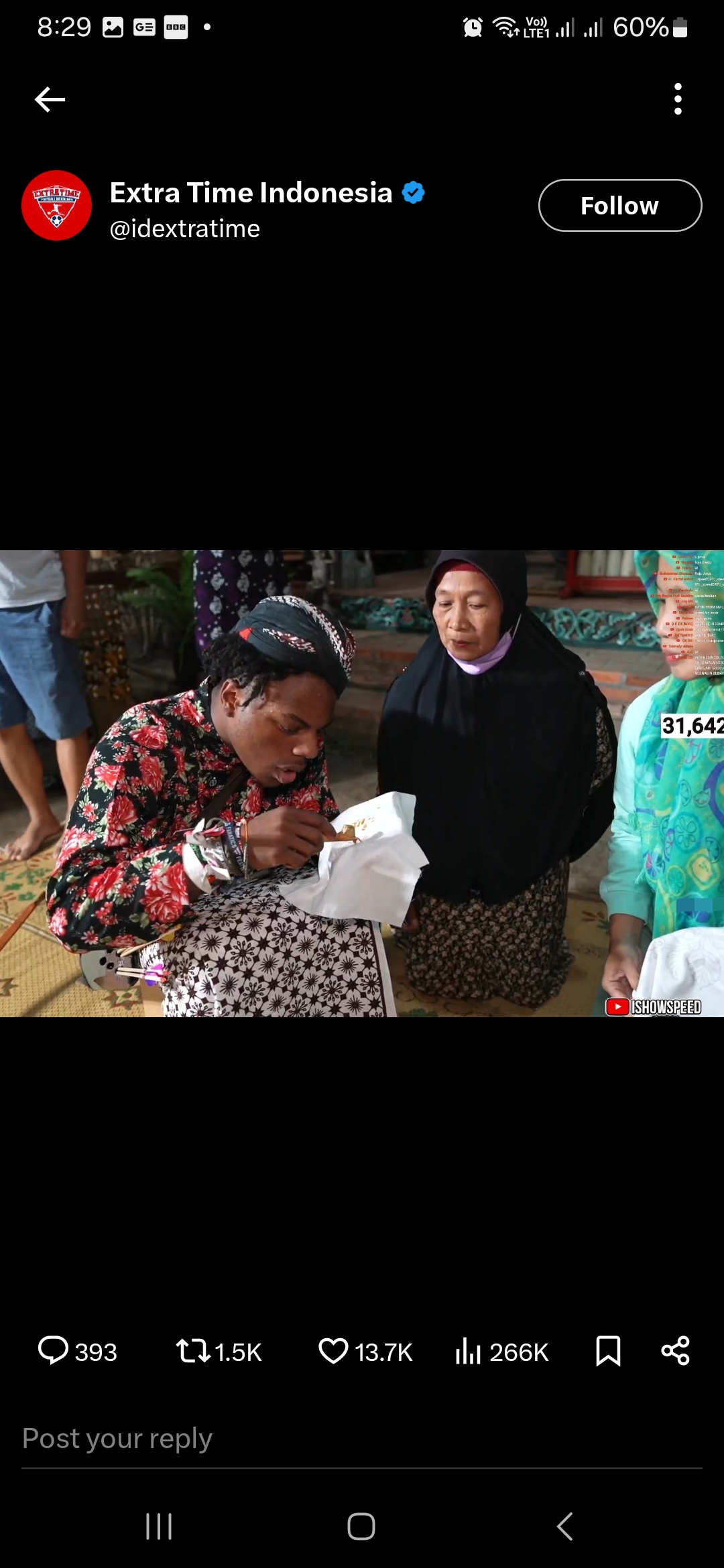 Youtuber Speed belajar batik di Jogjakarta.