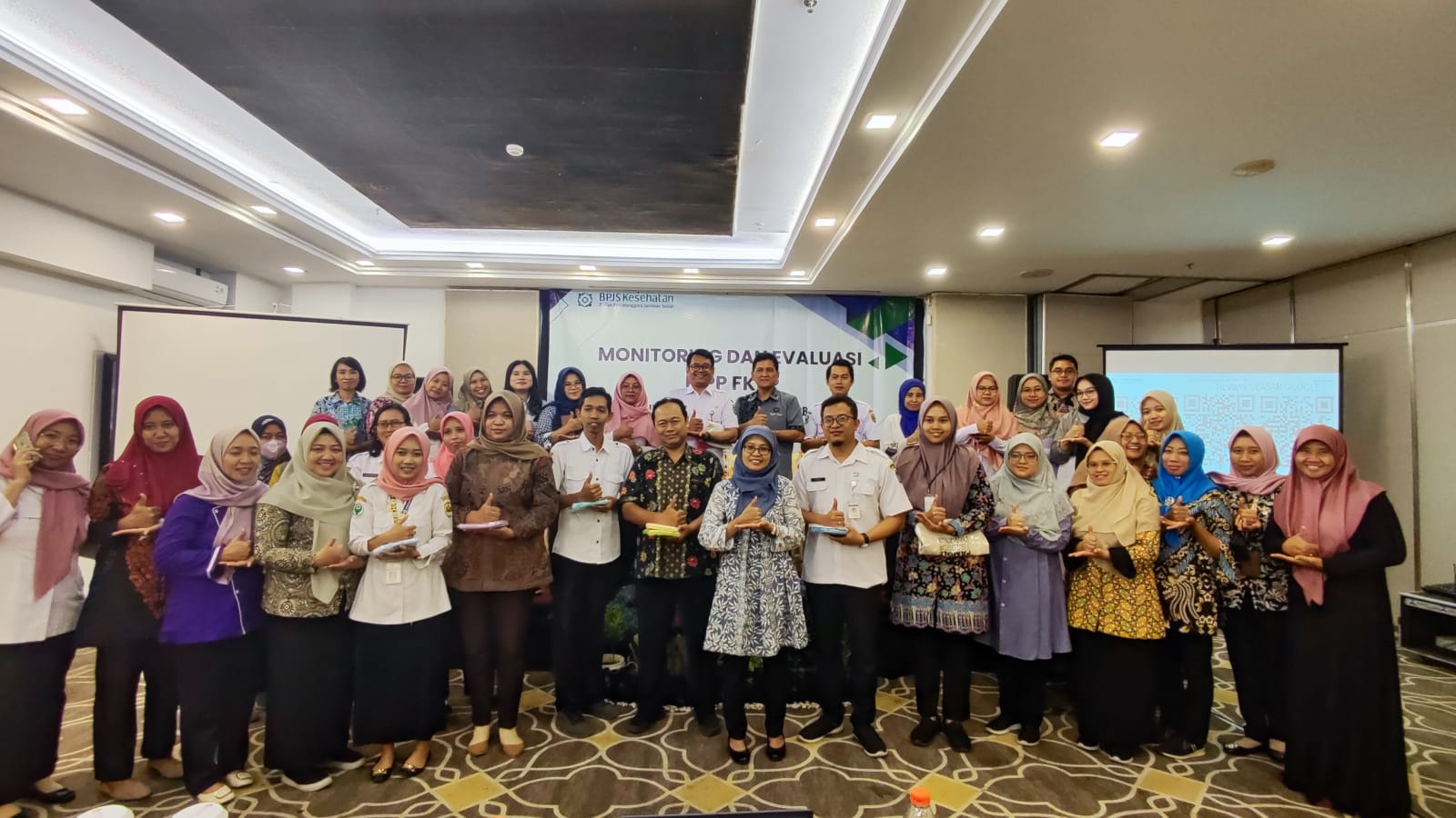 BPJS Kesehatan Cabang Kudus menggelar monev.