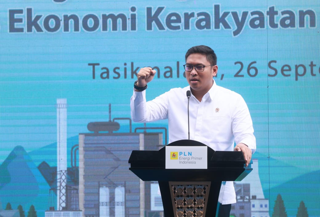 DORONG: Wakil Menteri Pertanian Republik Indonesia, Sudaryono mengapresiasi langkah PLN dalam mendorong program biomassa dengan memanfaatkan lahan kritis.