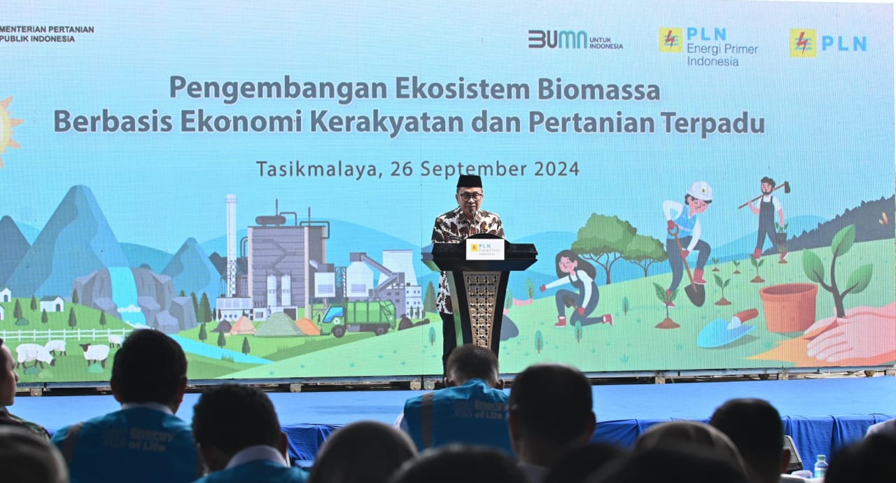 YAKIN: Penjabat Sementara (Pjs) Bupati Yedi Rahmat optimistis program pengembangan ekosistem biomassa berbasis ekonomi kerakyatan dan pertanian terpadu akan memajukan wilayah Tasikmalaya.