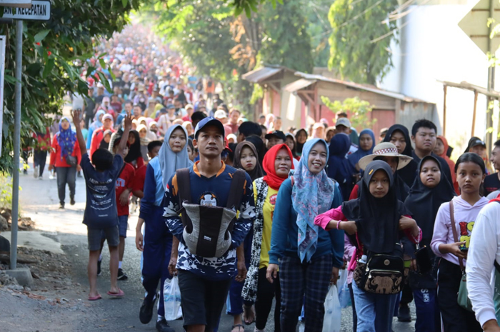 CAR FREE DAY: Potret kegiatan car free day di Blora yang baru-baru ini dilaksanakan kembali.