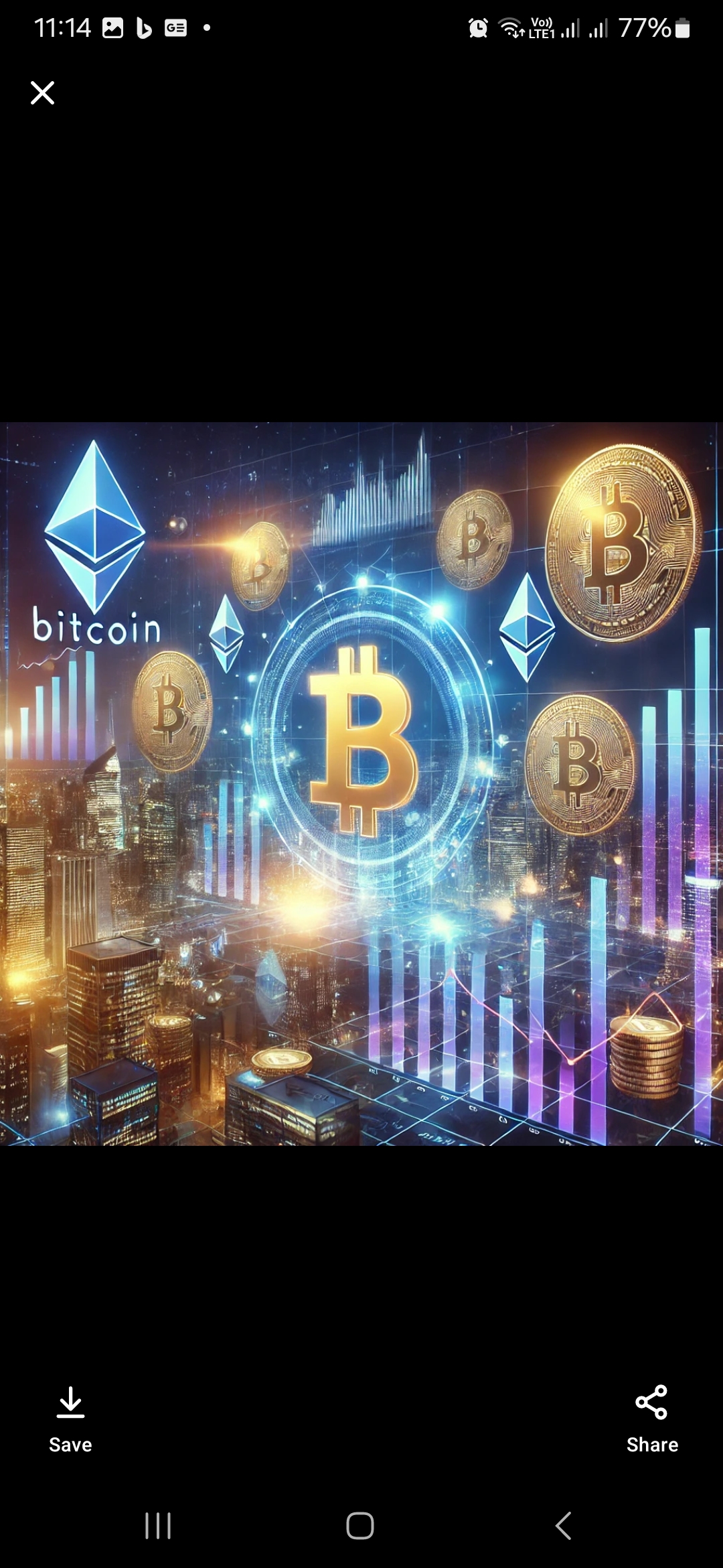 Ilustrasi cryptocurrency. Foto: ChatGPT