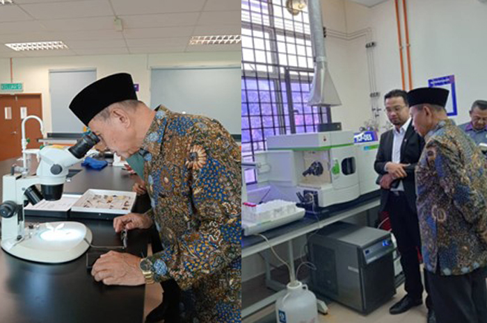 Kunjungan Rektor UNISNU Jepara ke lab. UiTM MARA