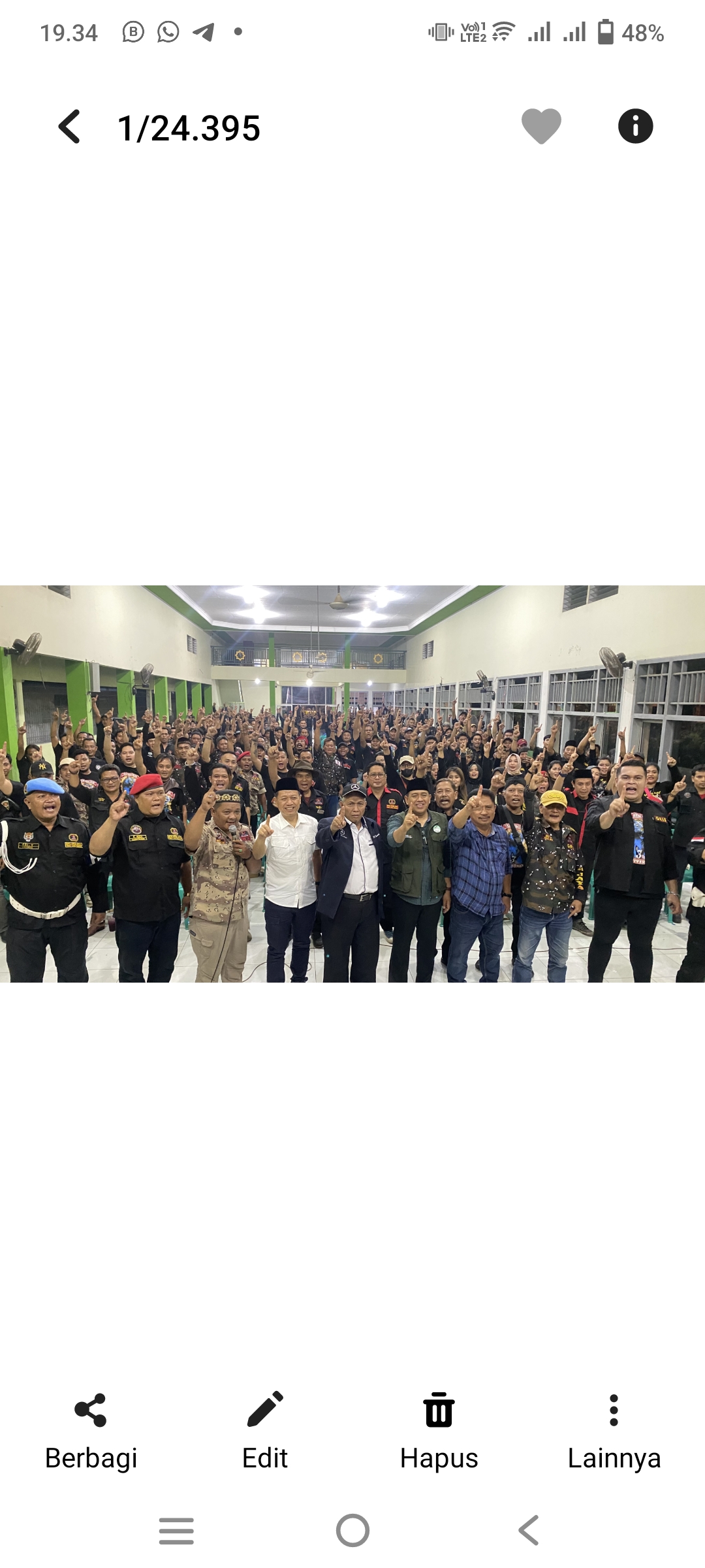 DUKUNGAN: Calon Bupati Kudus, Sam