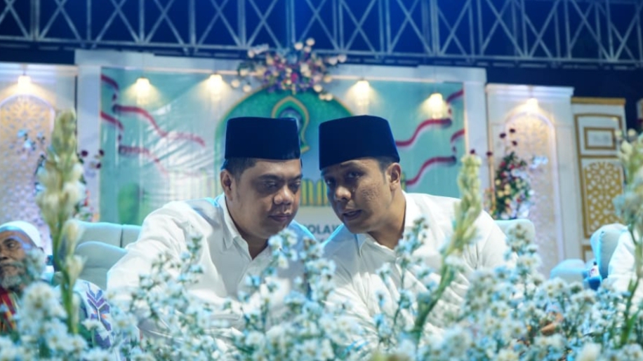 DUKUNG: Muhammad Abdurrahman Kautsar ( Gus Kautsar) menyampaikan keyakinannya bahwa Pasangan Calon (Paslon) nomor urut dua, Witiarso Utomo-Ibnu Hajar (Mawar) memenangkan Pilkada Jepara 2024.