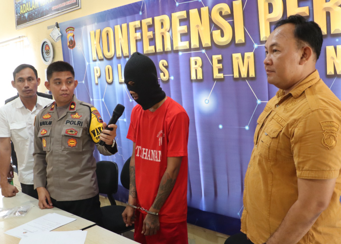 BEKUK: Satuan Reserse Narkoba Polres Rembang berhasil menangkap seorang pemuda berinisial MSA alias R (22) yang diduga terlibat dalam penyalahgunaan narkotika jenis sabu baru-baru ini.