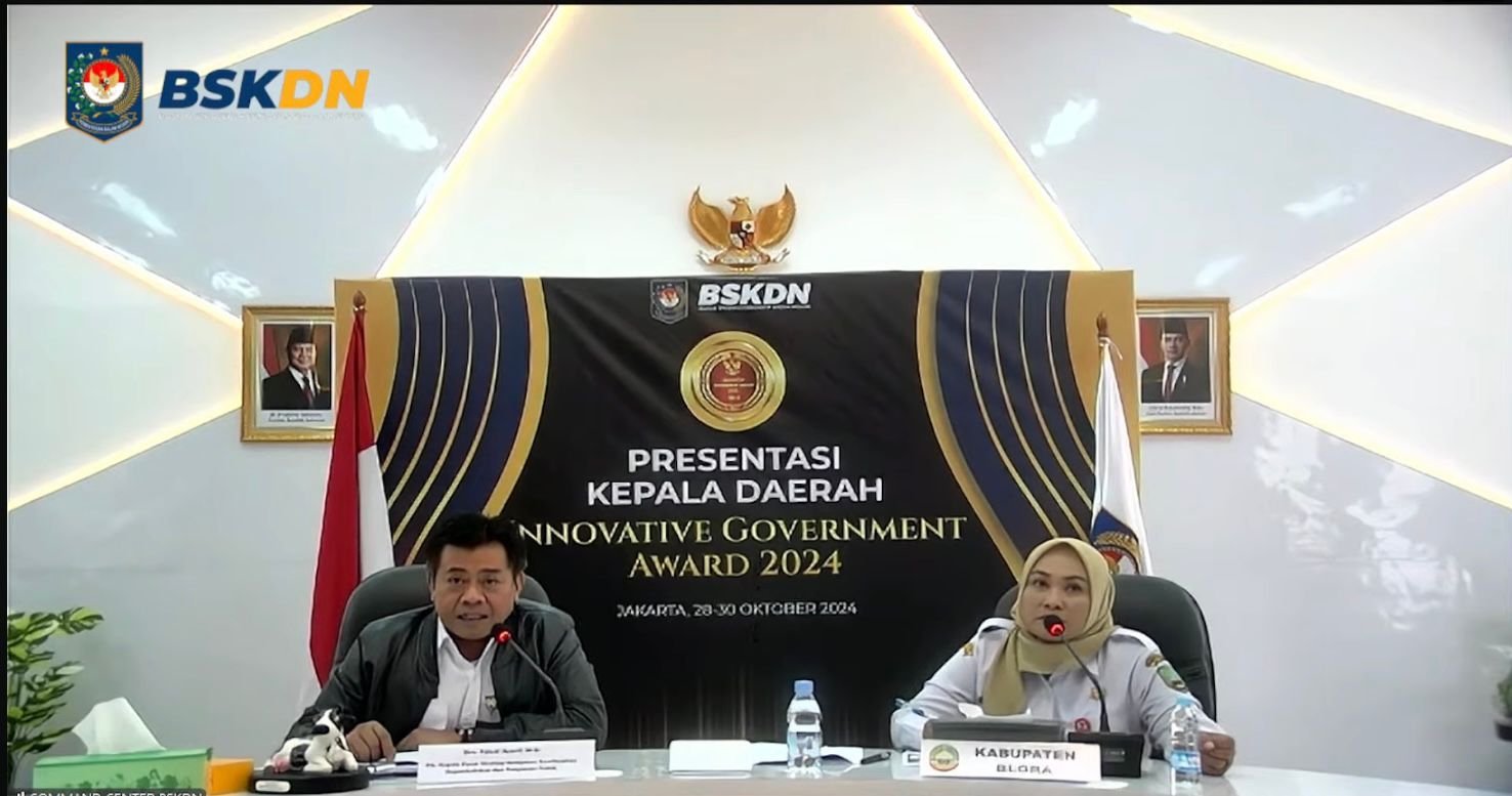 PERSIAPAN: Presentasi inovasi kepala daerah di BSKDN untuk kegiatan IGA 2024 baru-baru ini.