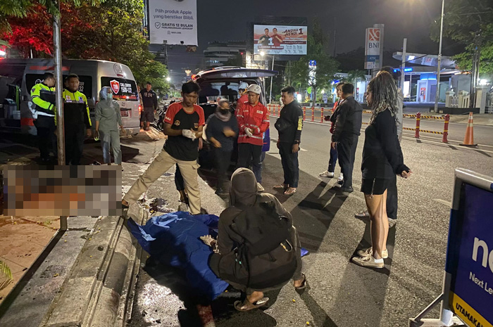 Kondisi korban meninggal warga Jepara di TKP, Jalan Ahmad Yani, Rabu (30/10/2024).