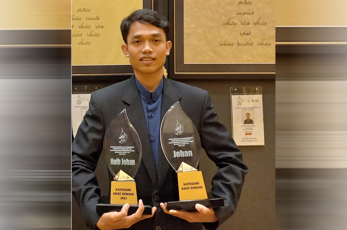 PRESTASI: Raih dua kategori juara di lomba kaligrafi tingkat ASEAN