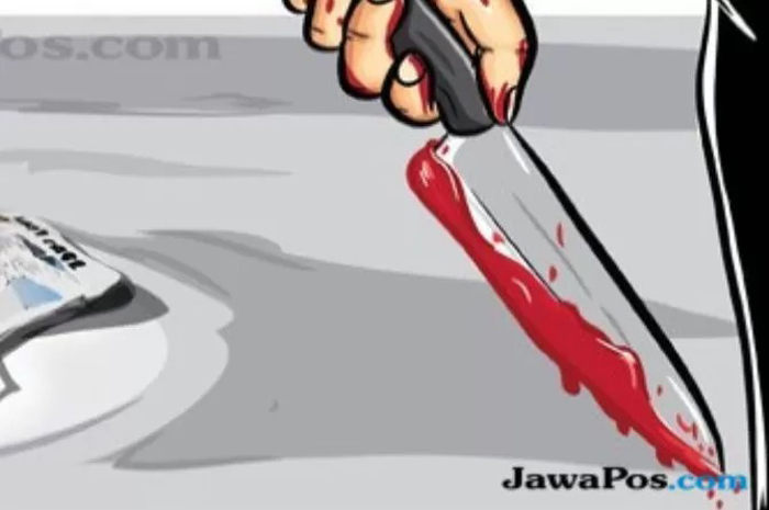 Ilustrasi penusukan.