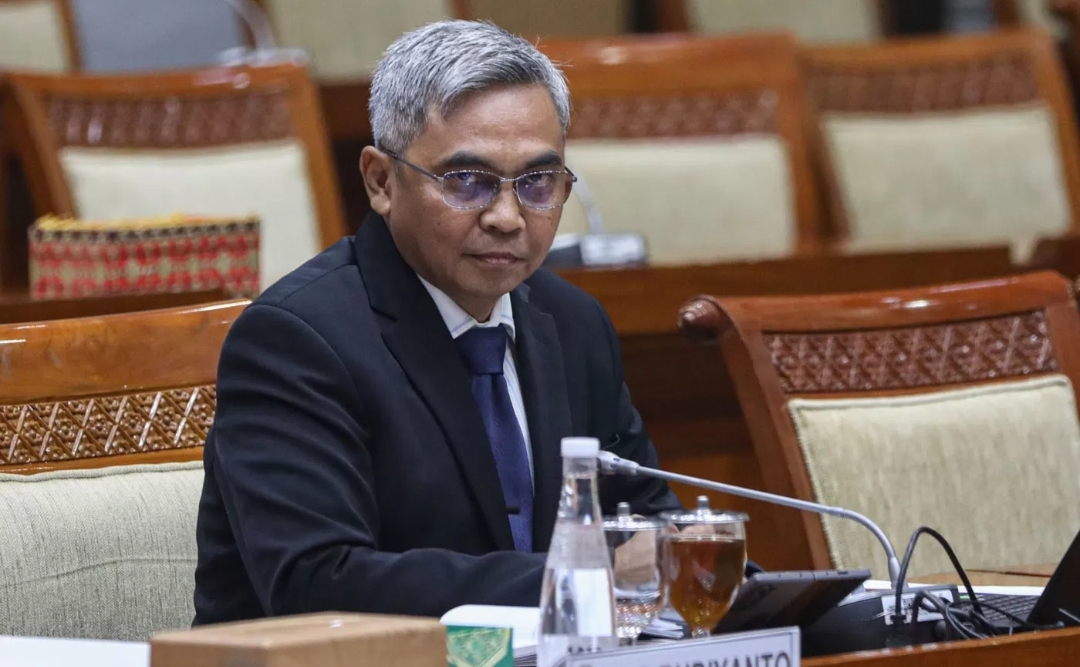 TERPILIH: Inspektorat Jenderal Kementerian Setyo Budiyanto resmi terpilih sebagai Ketua Komisi Pemberantasan Korupsi (KPK) setelah meraih suara terbanyak dalam pemilihan calon pimpinan KPK.