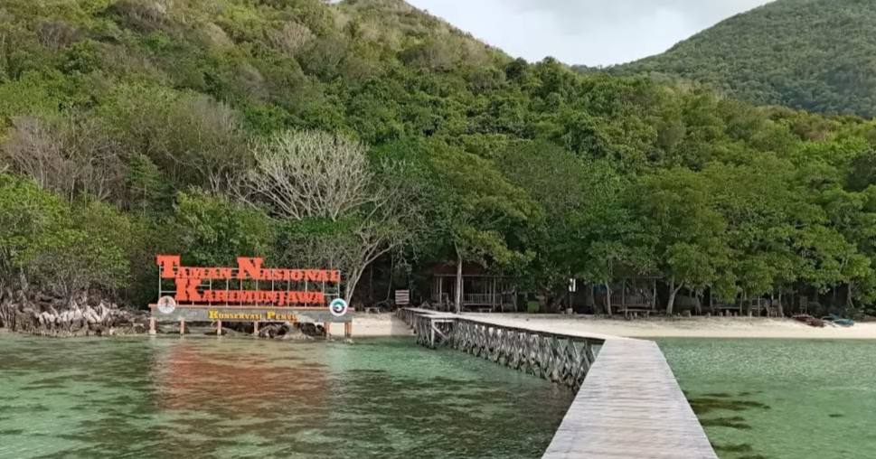 TAMAN NASIONAL: Taman Nasional Karimunjawa saat kondisi lengang.