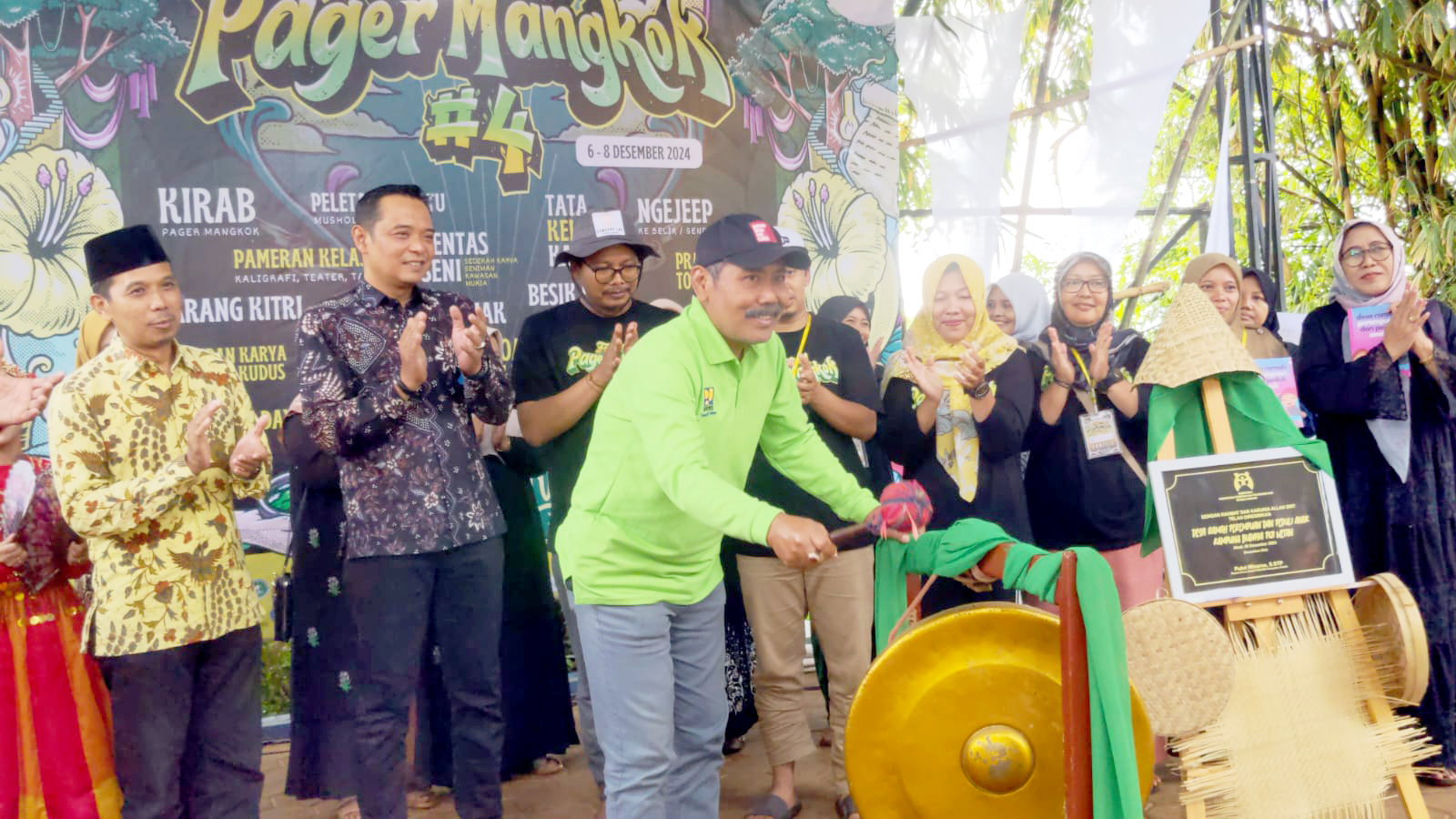 DESA BERKUALITAS: Peresmian Desa Lau menjadi Desa Ramah perempuan dan peduli anak.  &nbsp;