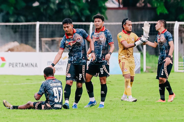 SEMANGAT: Persipa Pati berhasil menaklukkan Persiku Kudus di kandangnya belum lama ini.