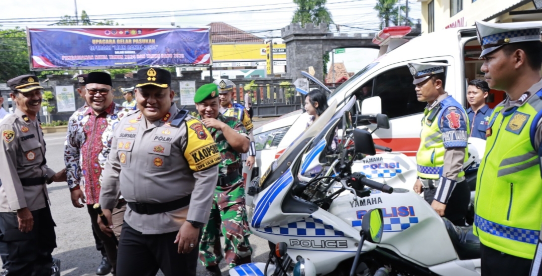 DIKERAHKAN: Sebanyak 500 personel gabungan dikerahkan dalam Operasi Lilin Candi 2024 guna memastikan kelancaran dan keamanan selama perayaan Natal 2024 dan Tahun Baru 2025 (Nataru).