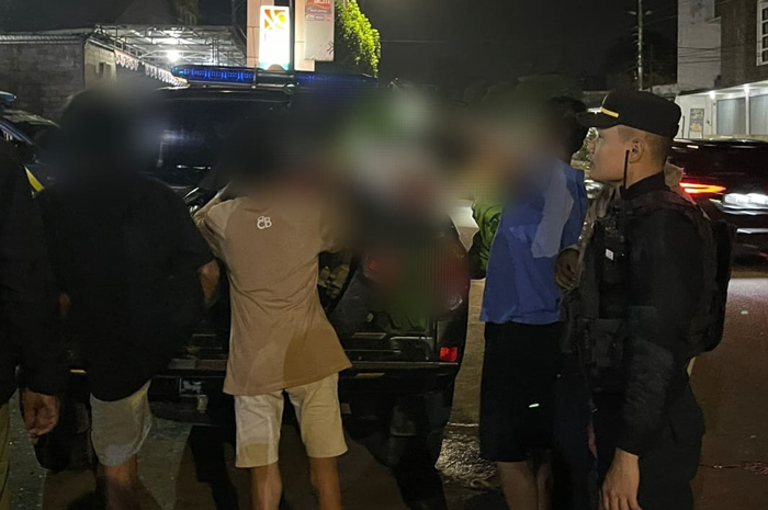 RAZIA: Tim Patroli Presisi Siraju Polres Jepara mengamankan pelaku balap liar di Tahunan, Jepara.