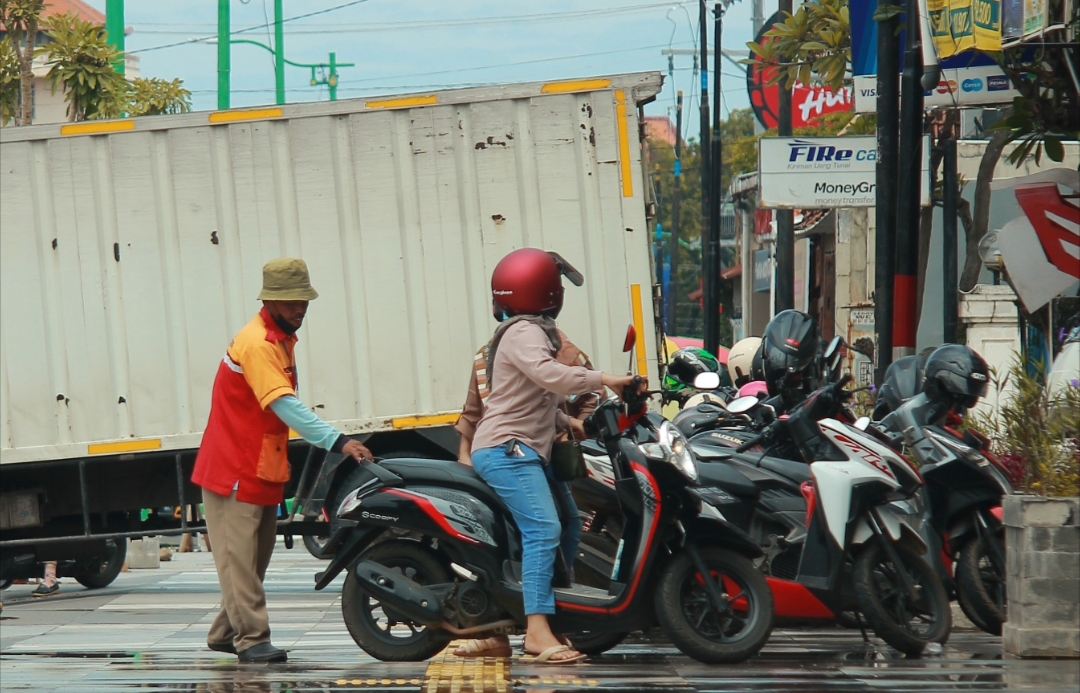 PARKIR: Sektor parkir di Jepara bakal dikenai aturan non-tunai dalam waktu dekat.