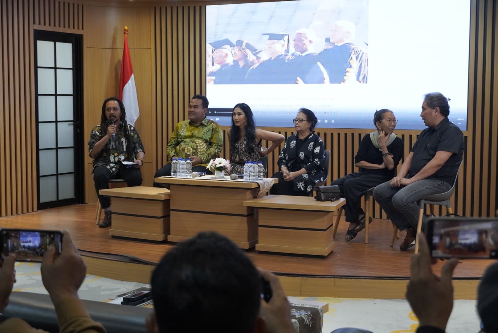 KICK OFF: Suasana Konferensi Pers peringatan seabad Pram di Jakarta, baru-baru ini.