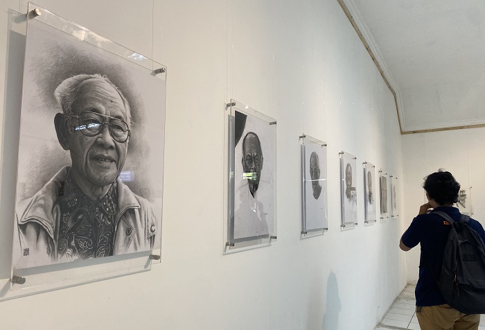 PAMERAN: Lukisan Pramoedya Ananta Toer dipamerkan di Blora Creative Space