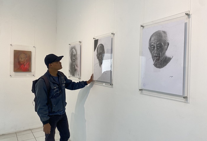 PAMERAN: Lukisan Pramoedya Ananta Toer dipamerkan di Blora Creative Space