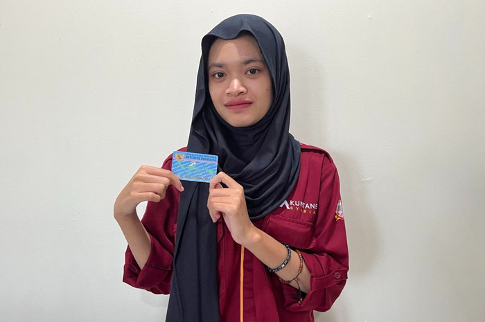 Zulfiana Aishatul Fadhillah, 20, mahasiswi IAIN Kudus