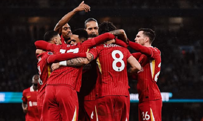 The Reds sukses mencuri kemenangan 2-0 dari markas Manchester City