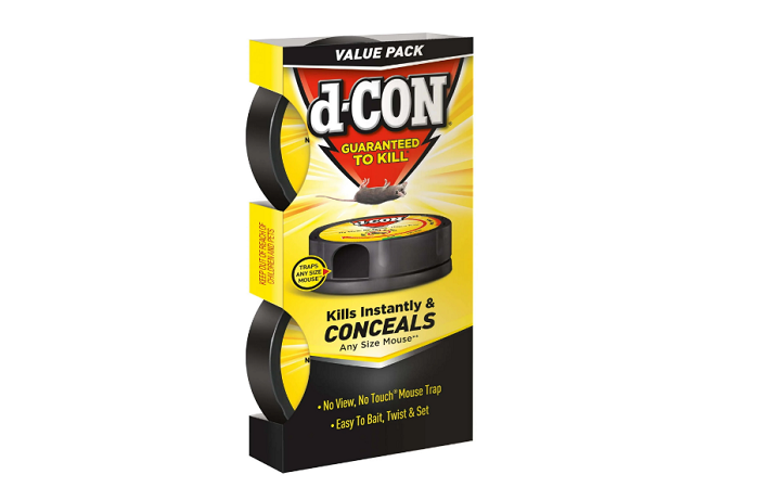 Decon No View No Touch Covered Mousetrap