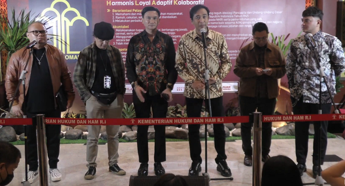 Audiensi dengan Kemenkum, Komposer Lagu Titip Pesan soal Revisi UU Hak Cipta