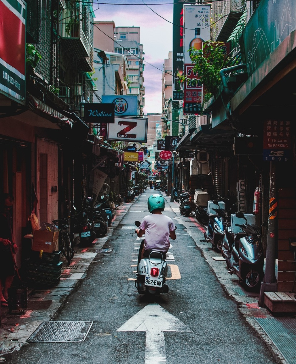 TAIPE: Salah satu gang di Taipe Taiwan