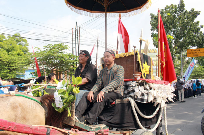 BOYONG GROBOG: Prosesi Boyong Grobog tahun 2024 lalu dan tahun ini digelar sederhana karena memasuki bulan Ramadan.