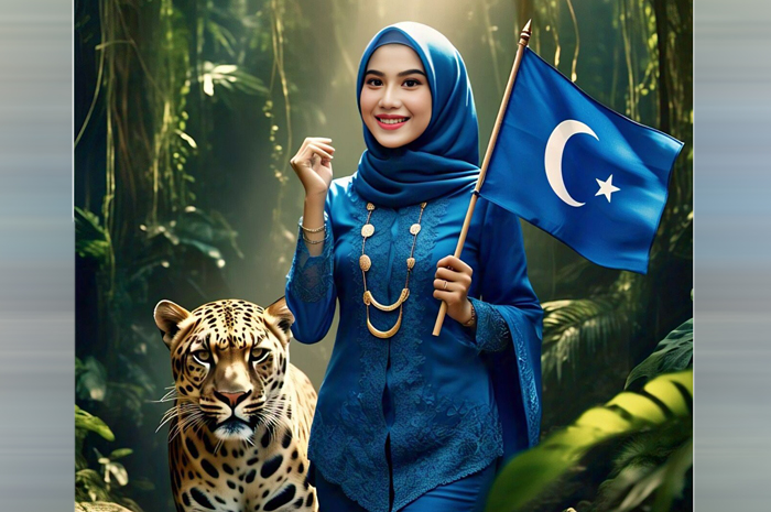 BERI DUKUNGAN: Wabup Bellinda Birton menyapa suporter Persiku di Stadion Wergu Wetan.