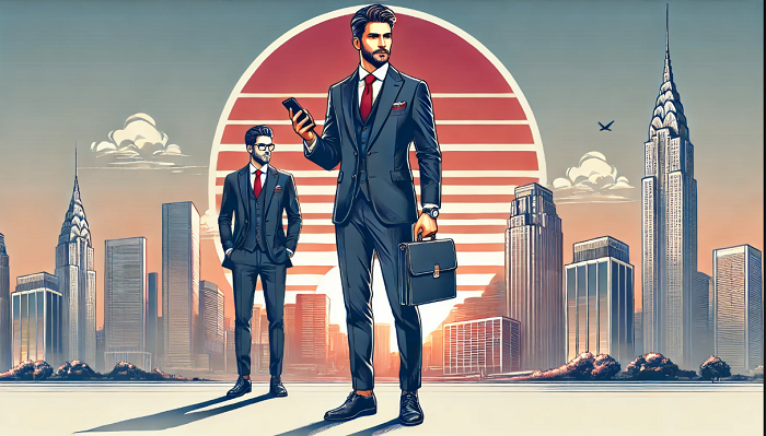 ilustrasi pengusaha sukses