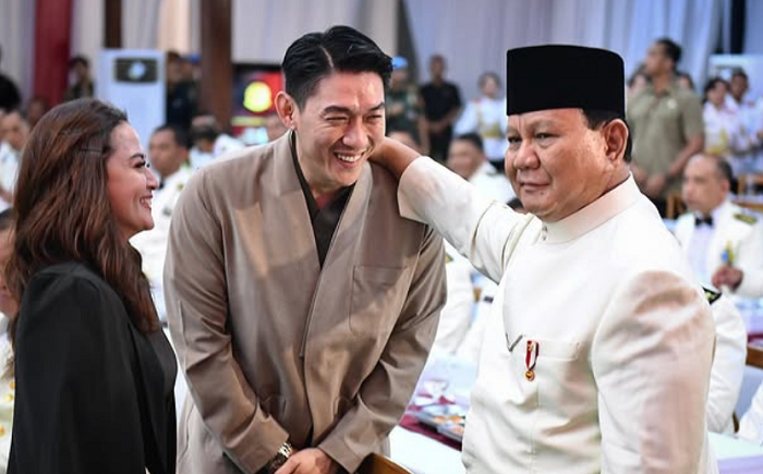 Ifan seventeen bersama Presiden Prabowo