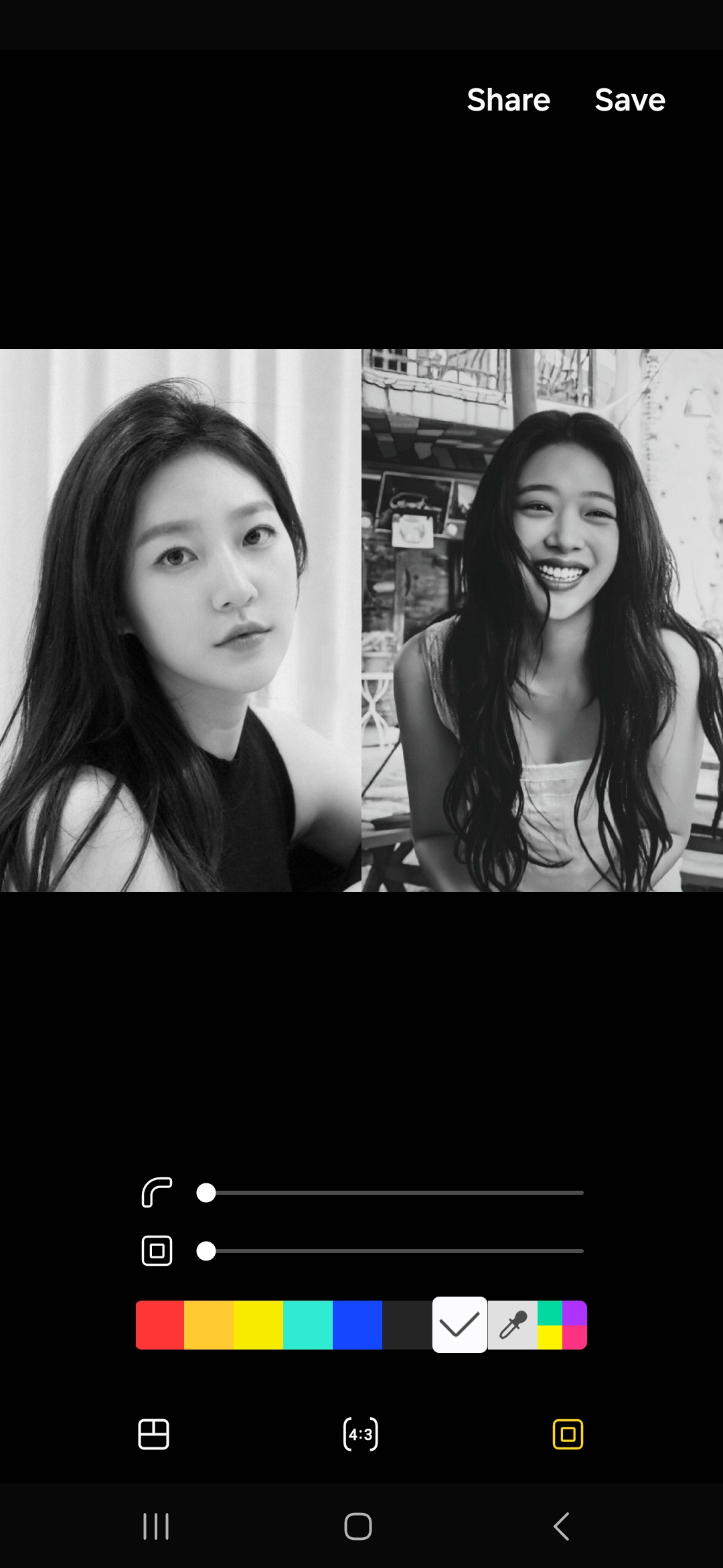 Foto: Kolase dari X. Kiri: mendiang Saeron, Kanan: mendiang Choi Jin Ri f(x) Sulli.