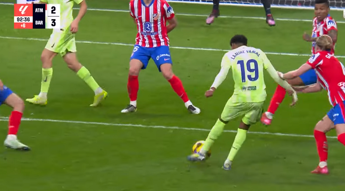 Gol Lamine Yamal buat Barcelona Comeback atas atletico Madrid