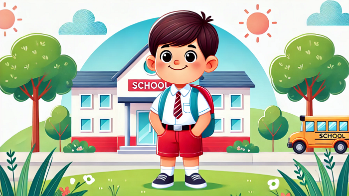 Ilustrasi anak Sekolah
