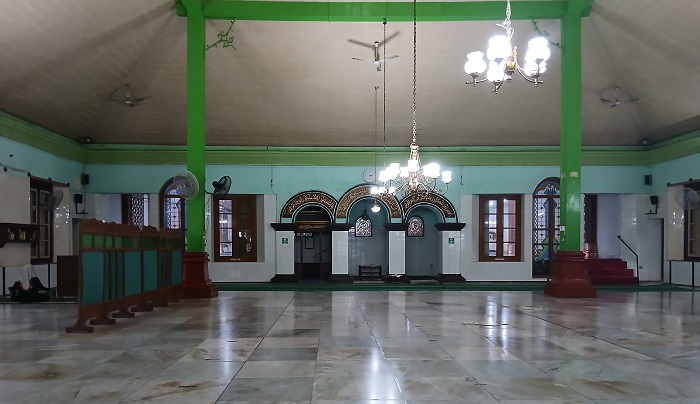 KUNO: Bangunan lama bagian tengah Masjid Agung Baitunnur yang tidak dipugar